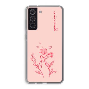 Giving Flowers: Samsung Galaxy S21 FE Transparant Hoesje