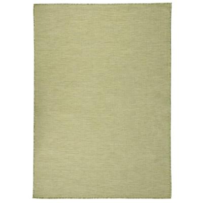 VidaXL Buitenkleed platgeweven 200x280 cm groen