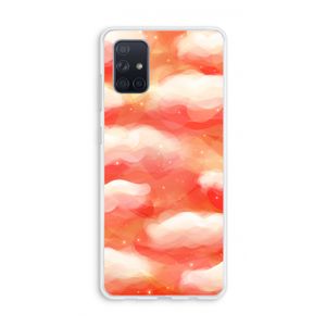 Lichte Wolken: Galaxy A71 Transparant Hoesje