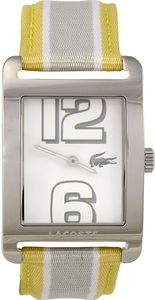 Lacoste horlogeband 2000694 / LC-51-3-14-2261 Leder Geel 21mm + geel stiksel