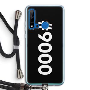 #9000: Huawei P20 Lite (2019) Transparant Hoesje met koord