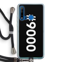 #9000: Huawei P20 Lite (2019) Transparant Hoesje met koord