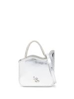 Le Silla mini sac à main Ivy à anse ornée de cristaux - Argent - thumbnail