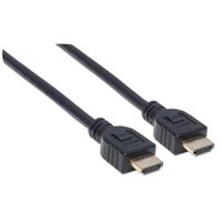 Manhattan 353946 HDMI-kabel HDMI Aansluitkabel HDMI-A-stekker, HDMI-A-stekker 3.00 m Zwart UL gecertificeerd, Ultra HD-HDMI - thumbnail