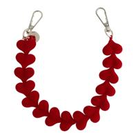 Telefoonkoord Fluwee - Rood - Zilver