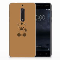 Nokia 5 Telefoonhoesje met Naam Baby Hyena - thumbnail