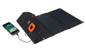 Xtorm SolarBooster lader, USB-A, USB-C, 21W Oplader Zwart