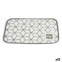 Placemat 33 x 0,3 x 48 cm Grijs Wit (12 Stuks)