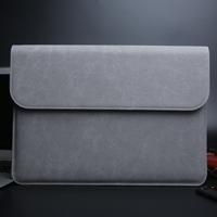 Horizontale matte lederen laptop binnenzak voor MacBook Air 11 6 inch A1465 (2012-2015)/A1370 (2010-2011) (grijs)