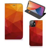 Stand Case voor iPhone 12 | iPhone 12 Pro Polygon Red