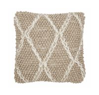 MUST Living Kussen 'Princess' 45 x 45cm, kleur Wit / Beige