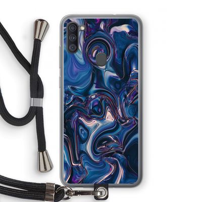 Mirrored Mirage: Samsung Galaxy A11 Transparant Hoesje met koord
