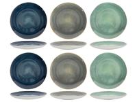 Cookinglife Dinerborden Belize ø 25 cm - 6 stuks