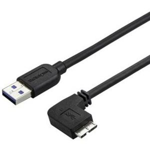 StarTech.com Slanke Micro USB 3.0 kabel haaks naar rechts 50cm