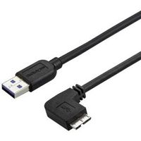 StarTech.com Slanke Micro USB 3.0 kabel haaks naar rechts 50cm - thumbnail