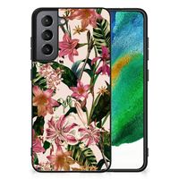 Samsung Galaxy S21FE Bloemen Hoesje Flowers - thumbnail
