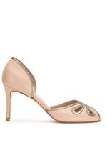 Sarah Chofakian peep toe pumps - Tons neutres