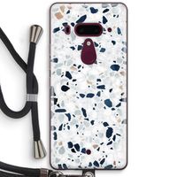 Terrazzo N°1: HTC U12+ Transparant Hoesje met koord