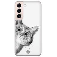 Samsung Galaxy S22 Plus siliconen hoesje - Peekaboo