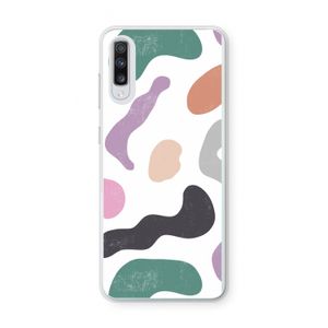 Memphis Shapes: Samsung Galaxy A70 Transparant Hoesje