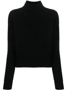 Allude pull en cachemire à design nervuré - Noir