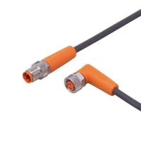 ifm Electronic EVC278 Verbindingskabel Aantal polen (sensoren): 3, 3 Stekker, recht, Bus, haaks 2 m 1 stuk(s)