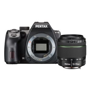 Pentax K-70 DSLR Zwart + 18-55mm