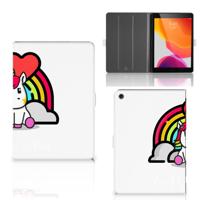 iPad 10.2 2019 | iPad 10.2 2020 | 10.2 2021 Hippe Tablet Hoes Unicorn Cute