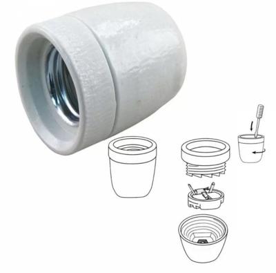 KS Verlichting FittingE27 - 17mm - base porselein - 5828