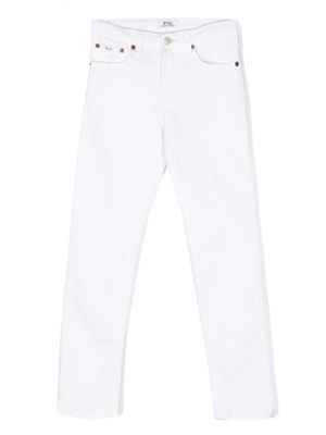 POLO RALPH LAUREN KIDS jean Sullivan à coupe slim - Blanc