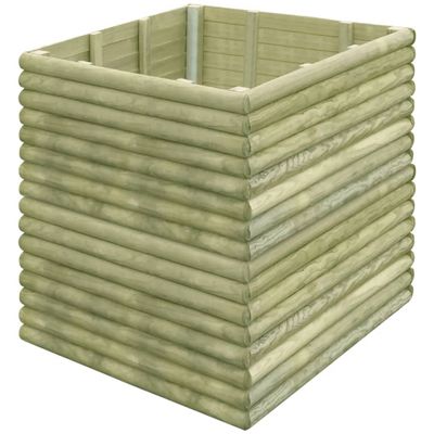 vidaXL Plantenbak verhoogd 106x106x96 cm geïmpregneerd grenenhout