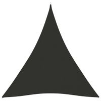 Zonnescherm driehoekig 4x5x5 m oxford stof antracietkleurig - thumbnail