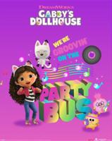 Poster Gabbys Doll House Party Bus 40x50cm