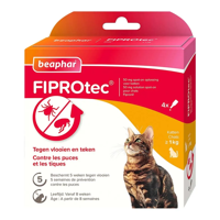 Beaphar FIPROtec tegen Vlooien en Teken Katten