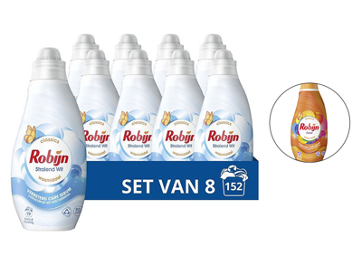 Robijn Klein & Krachtig Wasmiddel - 8x19 Wasbeurten - 5.32 liter