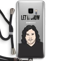Let It Snow: Samsung Galaxy S9 Transparant Hoesje met koord