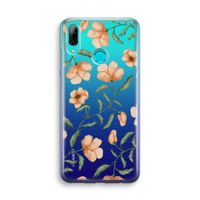 Peachy flowers: Huawei P Smart (2019) Transparant Hoesje