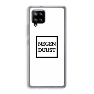 Negenduust vierkant: Samsung Galaxy A42 5G Transparant Hoesje