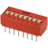 C & K Switches BD03AV DIP-schakelaar Aantal polen 3 1 stuk(s) Tube