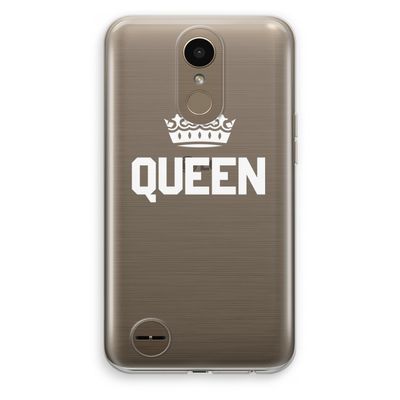 Queen zwart: LG K10 (2017) Transparant Hoesje