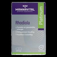 Mannavital Rhodiola platinum 60 Vegetarische capsules