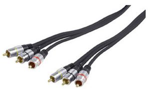 Hoge kwaliteit composite audio/video kabel [diverse lengtes]