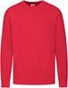 Fruit Of The Loom F330 Lightweight Set-In Sweat - Red - M