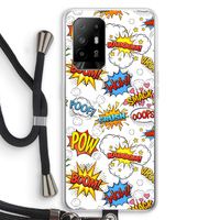 Pow Smack: Oppo A94 5G Transparant Hoesje met koord