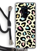 Leopard pattern: OnePlus 8 Pro Transparant Hoesje met koord