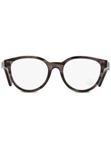 Moncler Eyewear lunettes de vue Pantos à monture ovale - Violet