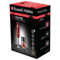 Russell Hobbs Desire 0,7 l Staafmixer 500 W Rood, Roestvrijstaal - thumbnail