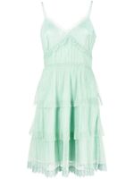 TWINSET robe courte à volants - Vert