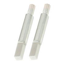 KS Tools 450.0185 Vierkante adapter, 6 mm, verpakking van 2 stuks, verchroomd