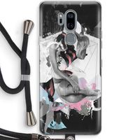 Camouflage de sommeil: LG G7 Thinq Transparant Hoesje met koord